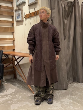 「etsinta（エシンタ）のアイテム」を使った、ゆうしんさん（メンズ・165cm）の冬コーディネート