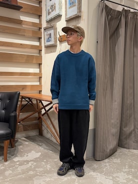 「CIAOPANIC TYPY（チャオパニックティピー）のアイテム（スラックス）」を使った、yushin1919さん（メンズ・165cm）の冬コーディネート