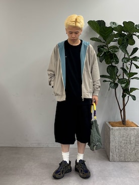 「CIAOPANIC TYPY（チャオパニックティピー）のアイテム（パンツ）」を使った、ゆうしんさん（メンズ・167cm）の夏コーディネート