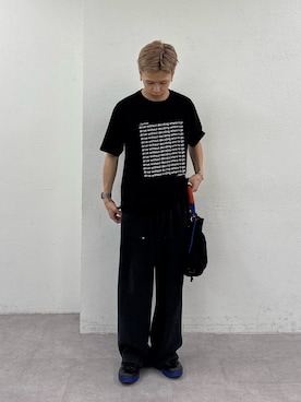 「SOUNDSGOOOOD（サウンズグッド）の【SOUNDS GOOOOD】2WAYナイロンタックギャザーパラコードBAG/WEB限定カラー追加（トートバッグ）」を使った、ゆうしんさん（メンズ・167cm）の夏コーディネート