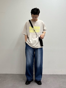 「PENNEYS（ぺニーズ）のアイテム（バッグ）」を使った、ゆうしんさん（メンズ・167cm）の夏コーディネート