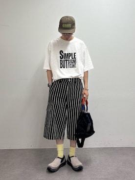「アイテム（バッグ）」を使った、ゆうしんさん（メンズ・167cm）の夏コーディネート