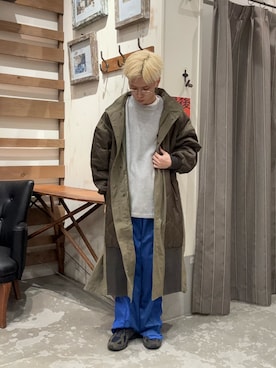 「etsinta（エシンタ）のアイテム」を使った、ゆうしんさん（メンズ・165cm）の冬コーディネート