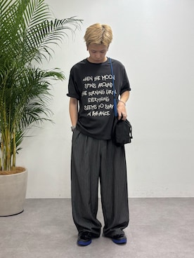 「CIAOPANIC TYPY（チャオパニックティピー）のアイテム」を使った、ゆうしんさん（メンズ・167cm）の夏コーディネート