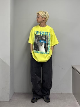 「etsinta（エシンタ）のアイテム」を使った、ゆうしんさん（メンズ・165cm）の春コーディネート