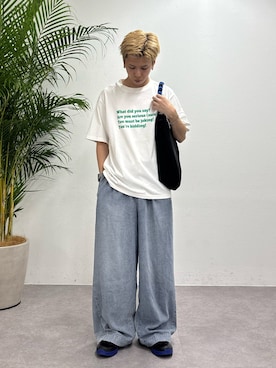 「CIAOPANIC TYPY（チャオパニックティピー）のアイテム」を使った、ゆうしんさん（メンズ・167cm）の夏コーディネート