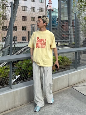 「CIAOPANIC TYPY（チャオパニックティピー）のアイテム」を使った、ゆうしんさん（メンズ・167cm）の春コーディネート