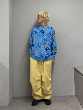 「etsinta（エシンタ）のアイテム」を使った、ゆうしんさん（メンズ・167cm）の春コーディネート