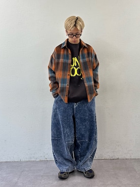 「DISCUS（ディスカス）のアイテム」を使った、ゆうしんさん（メンズ・167cm）の秋コーディネート