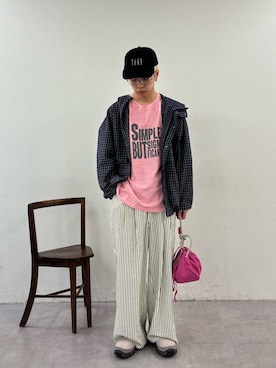 ゆうしんさん（メンズ・165cm）の春コーディネート