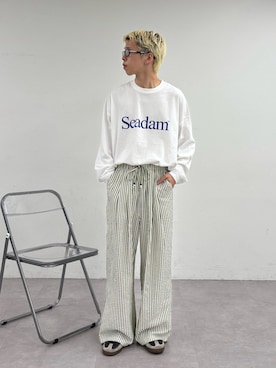 「CIAOPANIC TYPY（チャオパニックティピー）のアイテム（パンツ）」を使った、ゆうしんさん（メンズ・167cm）の春コーディネート