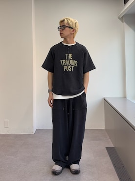 「CIAOPANIC TYPY（チャオパニックティピー）のアイテム（パンツ）」を使った、ゆうしんさん（メンズ・167cm）の春コーディネート