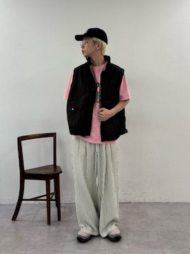 「Franklin Climbing（フランクリンクライミング）のアイテム」を使った、ゆうしんさん（メンズ・167cm）の春コーディネート