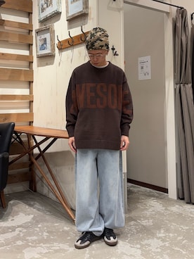 「CIAOPANIC TYPY（チャオパニックティピー）のアイテム（ハット）」を使った、yushin1919さん（メンズ・165cm）の秋コーディネート