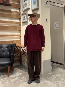 「DISCUS（ディスカス）のアイテム」を使った、yushin1919さん（メンズ・165cm）の冬コーディネート