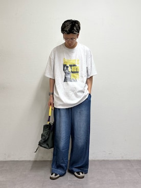 「SOUNDSGOOOOD（サウンズグッド）の【SOUNDS GOOOOD】2WAYナイロンタックギャザーパラコードBAG/WEB限定カラー追加（トートバッグ）」を使った、ゆうしんさん（メンズ・167cm）の夏コーディネート