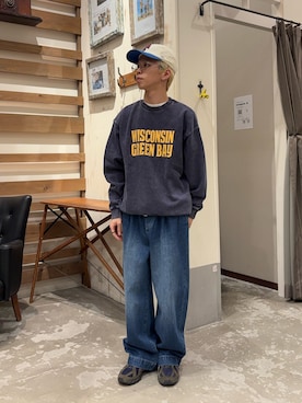 「アイテム（スウェット）」を使った、yushin1919さん（メンズ・165cm・20代）の冬コーディネート