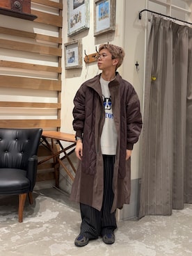 「etsinta（エシンタ）のアイテム」を使った、ゆうしんさん（メンズ・165cm）の冬コーディネート