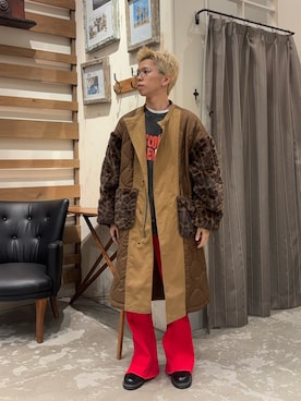 「アイテム（モッズコート）」を使った、yushin1919さん（メンズ・165cm）の秋コーディネート