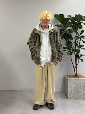 「CIAOPANIC TYPY（チャオパニックティピー）のアイテム（ブルゾン）」を使った、ゆうしんさん（メンズ・167cm）の秋コーディネート
