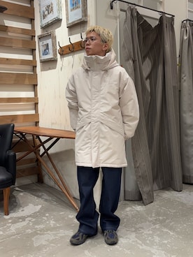 「GEVACO（ゲバコ）のアイテム」を使った、yushin1919さん（メンズ・165cm）の冬コーディネート