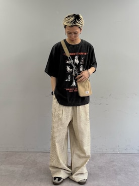 「SOUNDSGOOOOD（サウンズグッド）のアイテム」を使った、ゆうしんさん（メンズ・167cm）の春コーディネート