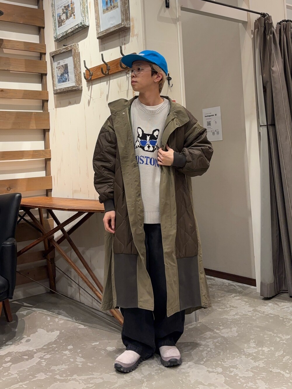 ≪新色登場≫【etsinta/エシンタ】切替マキシミリタリーコートを使った
