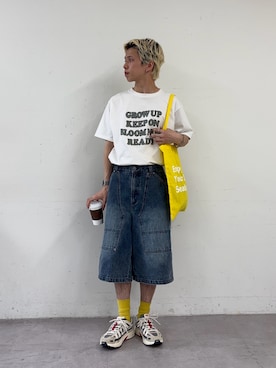 「SEADAM（シーダム）のアイテム」を使った、ゆうしんさん（メンズ・167cm）の春コーディネート