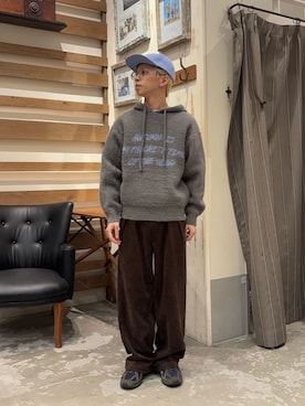 「CIAOPANIC TYPY（チャオパニックティピー）のアイテム（スラックス）」を使った、yushin1919さん（メンズ・165cm）の冬コーディネート