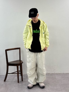 「SEADAM（シーダム）のアイテム」を使った、ゆうしんさん（メンズ・167cm）の春コーディネート