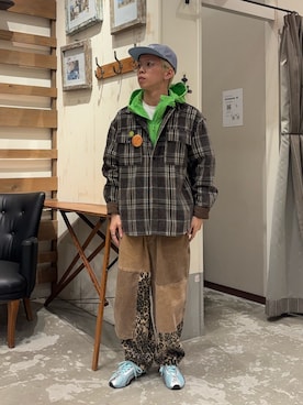 「アイテム（マウンテンパーカー）」を使った、yushin1919さん（メンズ・165cm・20代）の秋コーディネート