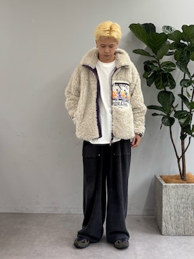 「CIAOPANIC TYPY（チャオパニックティピー）のアイテム（パンツ）」を使った、ゆうしんさん（メンズ・167cm）の夏コーディネート