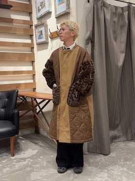 「アイテム（モッズコート）」を使った、yushin1919さん（メンズ・165cm・20代）の冬コーディネート