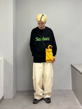 「PENNEYS（ぺニーズ）のアイテム」を使った、ゆうしんさん（メンズ・165cm）の春コーディネート