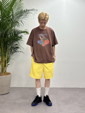「CIAOPANIC TYPY（チャオパニックティピー）のアイテム」を使った、ゆうしんさん（メンズ・167cm）の夏コーディネート