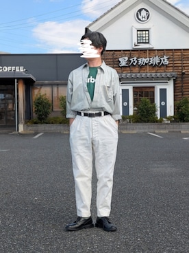 「アイテム（レッグウェア）」を使った、くろコーヒーさん（メンズ・170cm）の秋コーディネート
