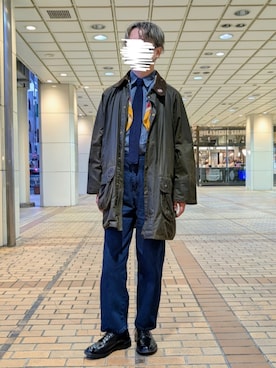 「Buzz Rickson's（バズリクソンズ）のアイテム」を使った、くろコーヒーさん（メンズ・170cm）の冬コーディネート