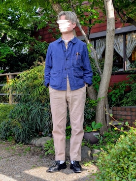 くろコーヒーさん（メンズ・170cm）の春コーディネート