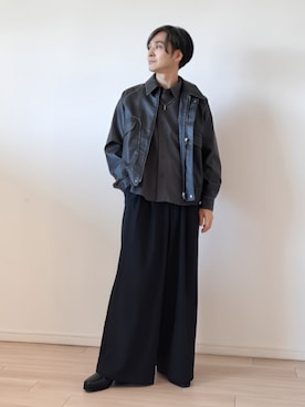 「アイテム（イヤリング）」を使った、sndi1984さん（メンズ・165cm）の秋コーディネート