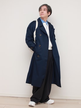 「アイテム（チャーム）」を使った、sndiさん（メンズ・165cm）の秋コーディネート