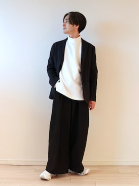 「アイテム（イヤリング）」を使った、sndi1984さん（メンズ・165cm）の秋コーディネート