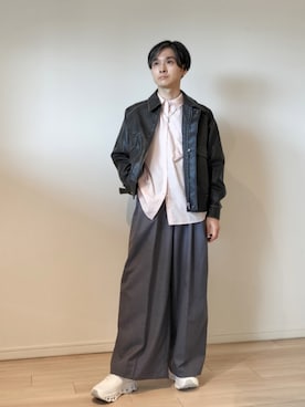 「アイテム（イヤリング）」を使った、sndi1984さん（メンズ・165cm）の秋コーディネート