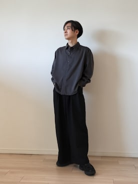 「アイテム（シャツ/ブラウス）」を使った、sndi1984さん（メンズ・165cm・40代）の秋コーディネート
