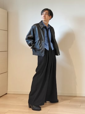 「アイテム（フォーマルスーツ/小物）」を使った、sndi1984さん（メンズ・165cm・40代）の秋コーディネート