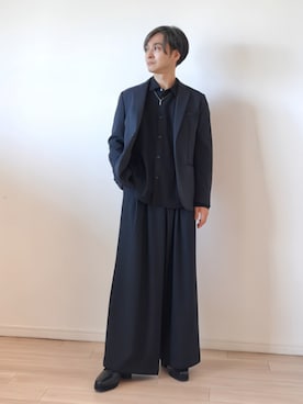 「アイテム（イヤリング）」を使った、sndi1984さん（メンズ・165cm）の秋コーディネート