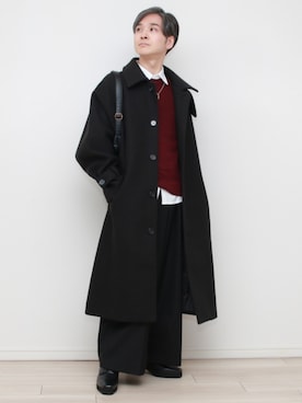 sndiさん（骨格ナチュラル・メンズ・165cm）の冬コーディネート