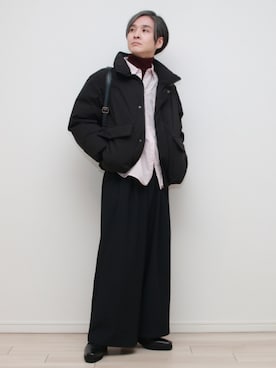 「アイテム（チャーム）」を使った、sndiさん（メンズ・165cm）の秋コーディネート