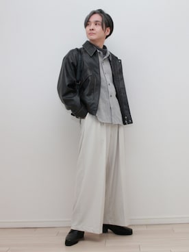 「アイテム（ブルゾン）」を使った、sndi1984さん（メンズ・165cm・40代）の秋コーディネート