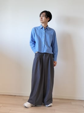 「アイテム（イヤリング）」を使った、sndi1984さん（メンズ・165cm）の秋コーディネート