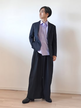 「アイテム（イヤリング）」を使った、sndi1984さん（メンズ・165cm）の秋コーディネート